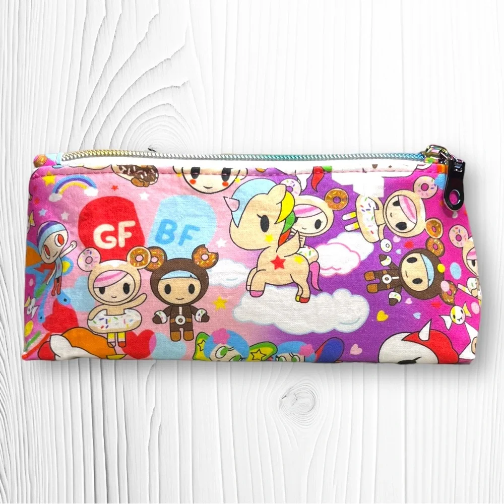 Tokidoki GF BF Zipper Pouch Pencil Case Handmade NEW
